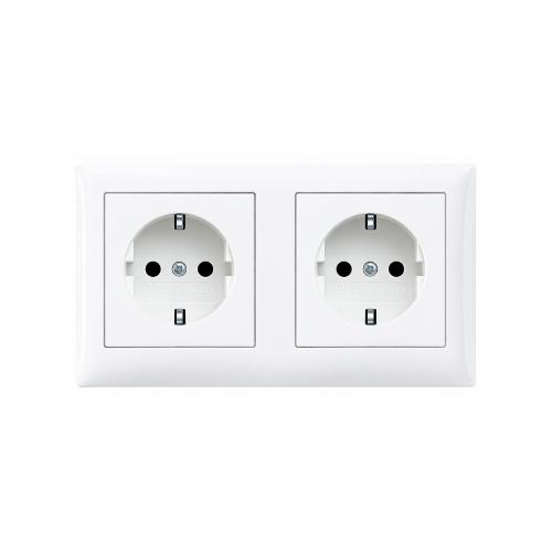 Busch-Jaeger - Stopcontact - Inbouw wandcontactdoos - Wit
