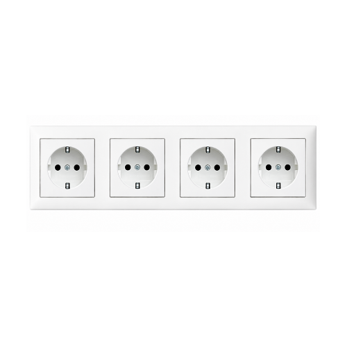 Busch-Jaeger - Stopcontact - Inbouw wandcontactdoos - Wit