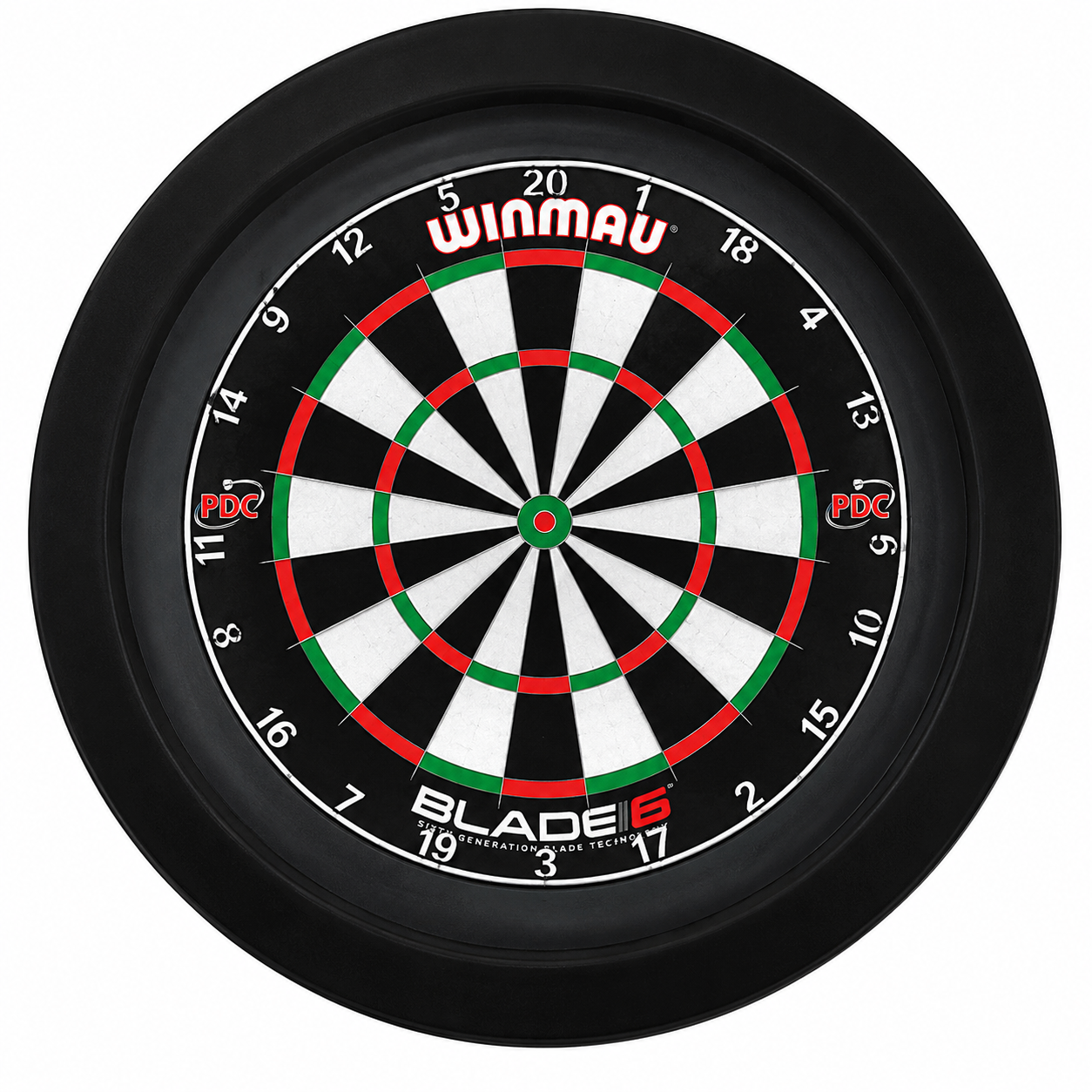 S4D Dartbord Verlichting STD One Color Zwart