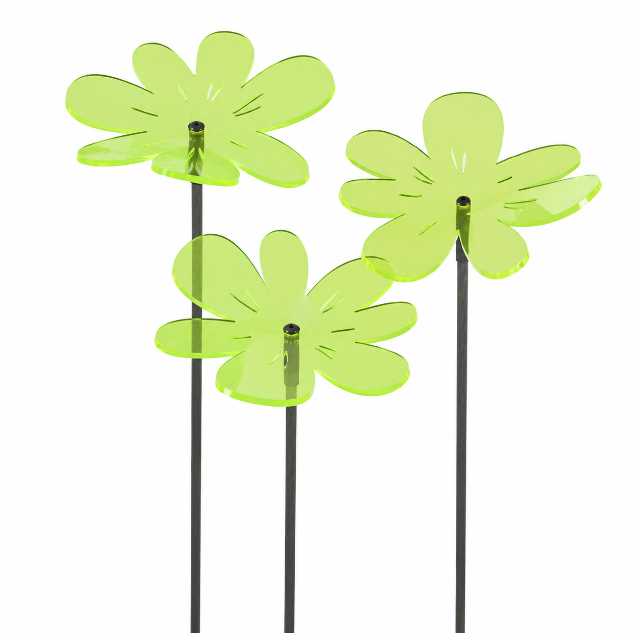Zonnevangers Nea Medio Wavy - Ø150 mm x 120 cm - Set3 - Groen