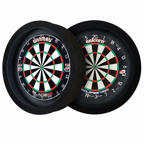 S4D Dartbord Verlichting STD One Color Zwart