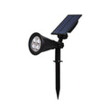 Luz Solar Zonnevanger verlichting - Zonnepaneel - 20cm - Zwart