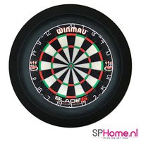 S4D Dartbord Verlichting STD One Color Zwart